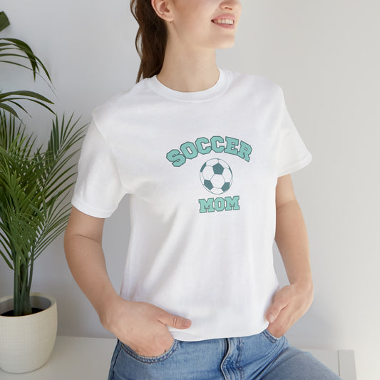 White Soccer Mom Graphic Tee